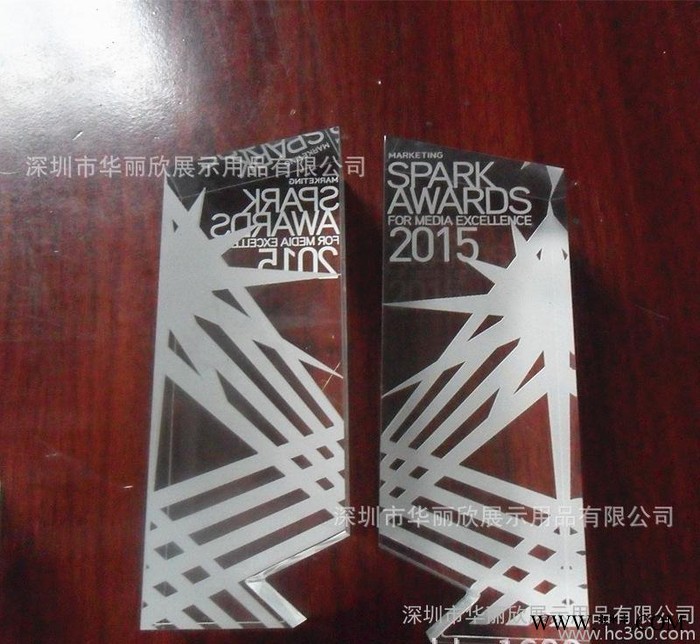 直销 亚克力打标奖杯 压克力奖牌 水晶奖杯 有机玻璃工艺制品图2