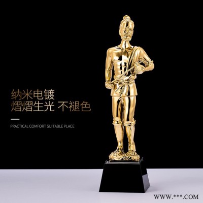 鲁班奖奖杯奖牌定制厂家，表彰工程师奖杯各种小金人合金人物奖杯制作承熙工艺