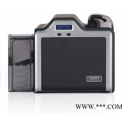 FARGO HDP5000再转印高清晰证卡打印机员工卡 胸卡