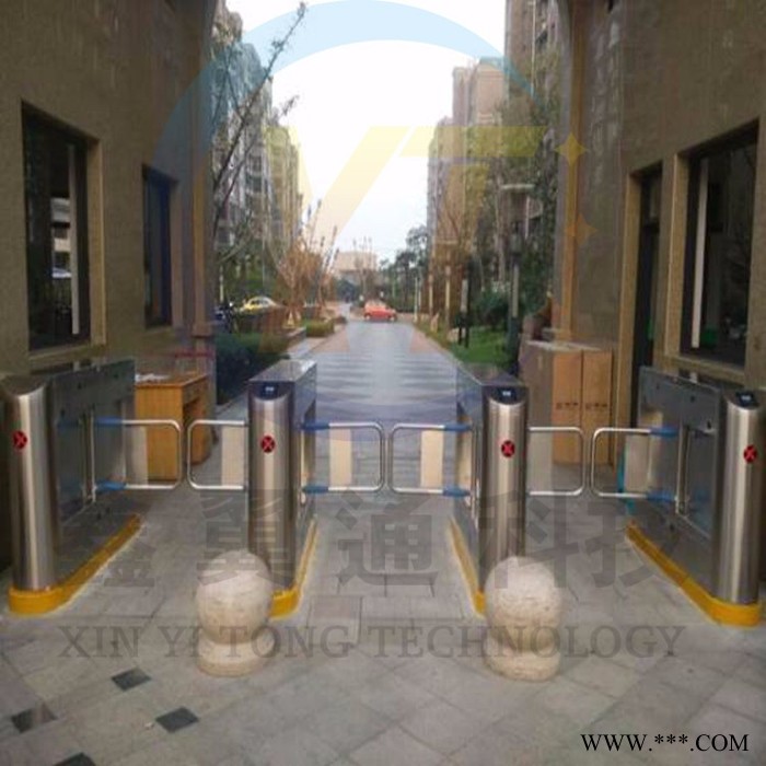 全国可上门工地刷卡翼闸,工地门禁全高闸通道,身份证刷卡通道闸,人行通道闸,食堂消费三辊闸图6