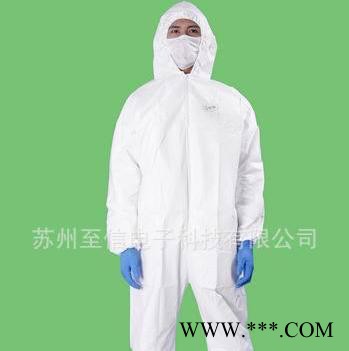 供应一次性无纺布防护服 防尘衣服 隔离连体服 无尘车间工作服  无纺布防护服 一次性白色连体服