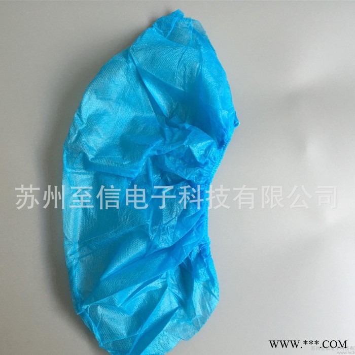 透气耐磨一次性鞋套机房家用加厚防滑无纺布鞋套图2