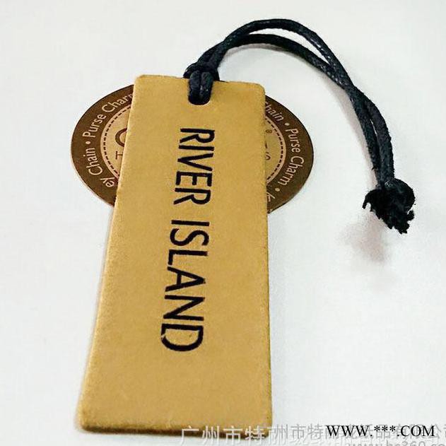 定做中 服饰专用牛卡纸环保牛皮纸吊牌合格证吊卡吊牌定制图2