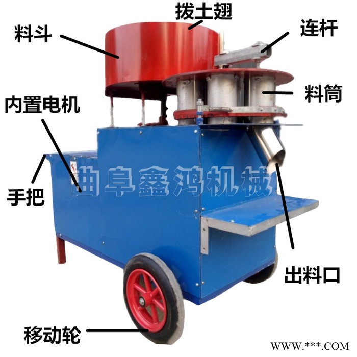 鑫鸿xh-zb-60 无纺布装袋机图片花土装营养杯机操作简单电动制钵机图5