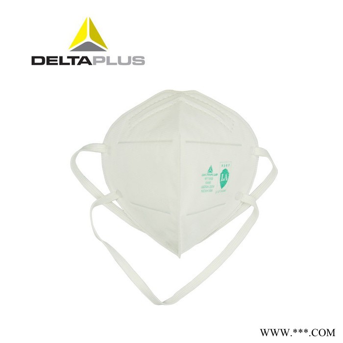 DELTA/代尔塔104010国标无纺布口罩 加长下颌设计 保障不同脸型都能良好密和  可折叠设计 便于携带