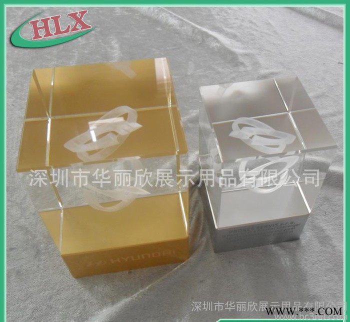 水晶奖杯 水晶胶入油工艺品 亚克力加水晶 亚克力奖杯 直销图2