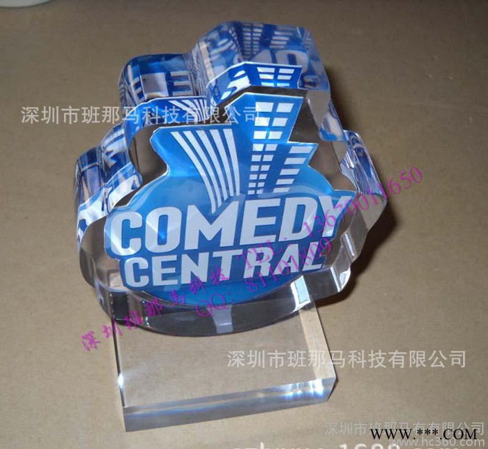 深圳工厂定制 亚克力奖牌  有机玻璃奖杯 授权牌图2
