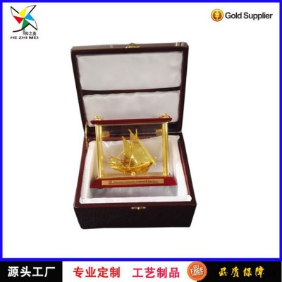 批发生产紫荆花奖杯水晶底座水晶金属奖杯水晶摆件香港紫荆花深圳厂家