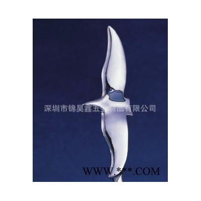 锌铝合金压铸加工定制开模生产 合金电镀海鸥奖杯 工艺品摆件