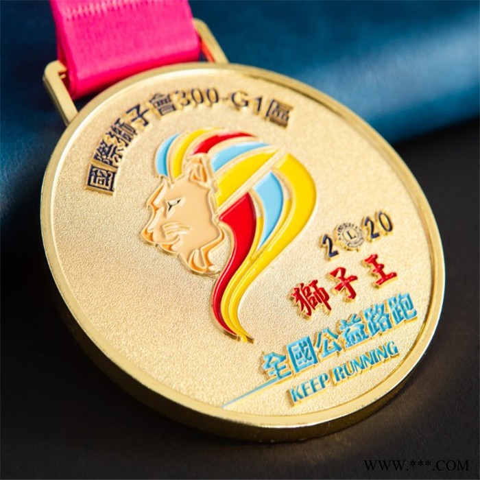 厂家定制金属奖牌 珐琅烤漆创意奖牌 马拉松运动会纪念奖牌定做图2