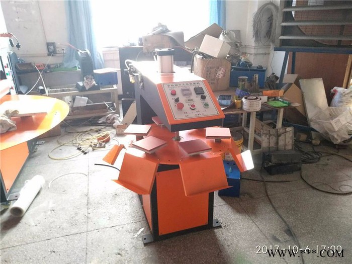 自动六工位烫画机 无纺布凹凸压花机,无纺布压标机,**图3