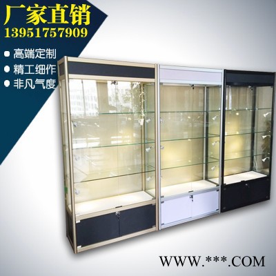**玻璃化妆品展柜货架古玩陈列柜展览展示道具奖杯奖牌荣誉货架图3