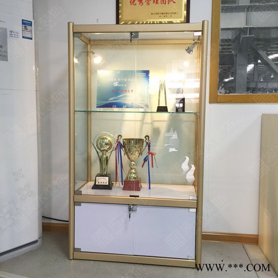 奖杯奖牌荣誉柜礼品玩具柜货品展示货架储物柜展览展示道具陈列柜图2