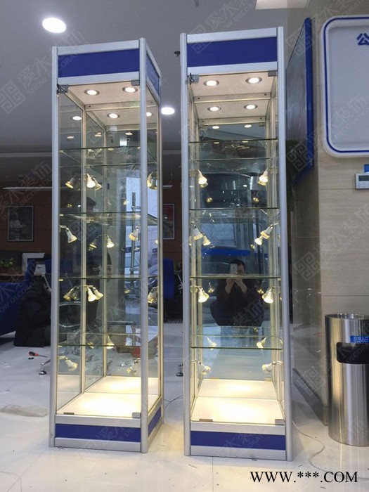奖杯奖牌荣誉柜礼品玩具柜货品展示货架储物柜展览展示道具陈列柜图6