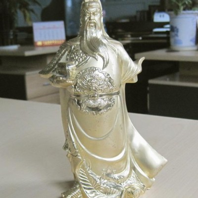 金属工艺品加工制作 镀金工艺品 创意人物办公摆件 赛事奖杯纪