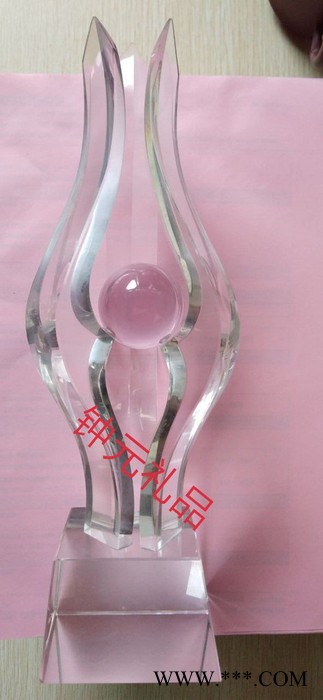 西安水晶奖杯订制 新时代水晶工艺品图6