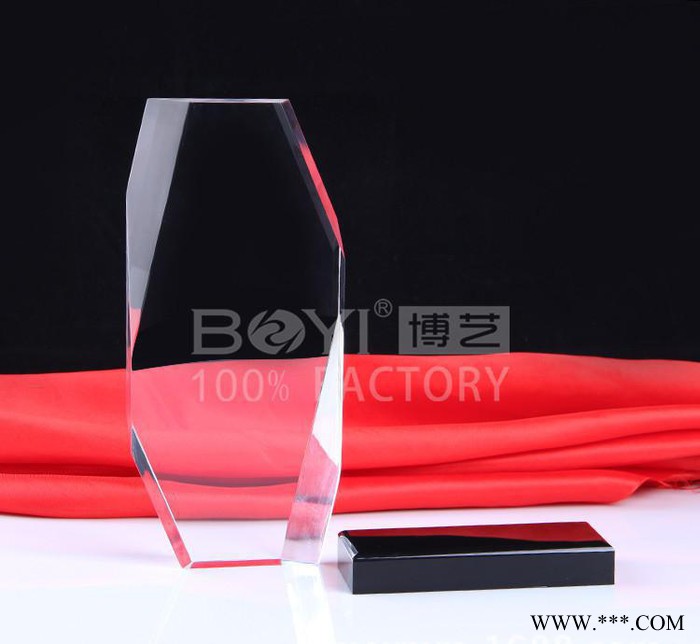 加工定做义乌亚克力奖牌奖杯 长方形高透有机玻璃授权牌 直销图2