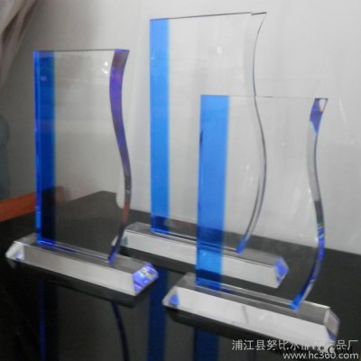 供应水晶奖杯奖牌  款式多样 可订制 公司学校等颁奖礼品 水晶奖杯奖牌 可刻logo