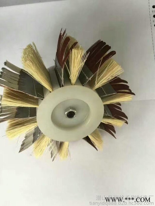 **研磨不织布辊 百洁布刷 海绵吸油无纺布辊刷 抛光刷辊图4