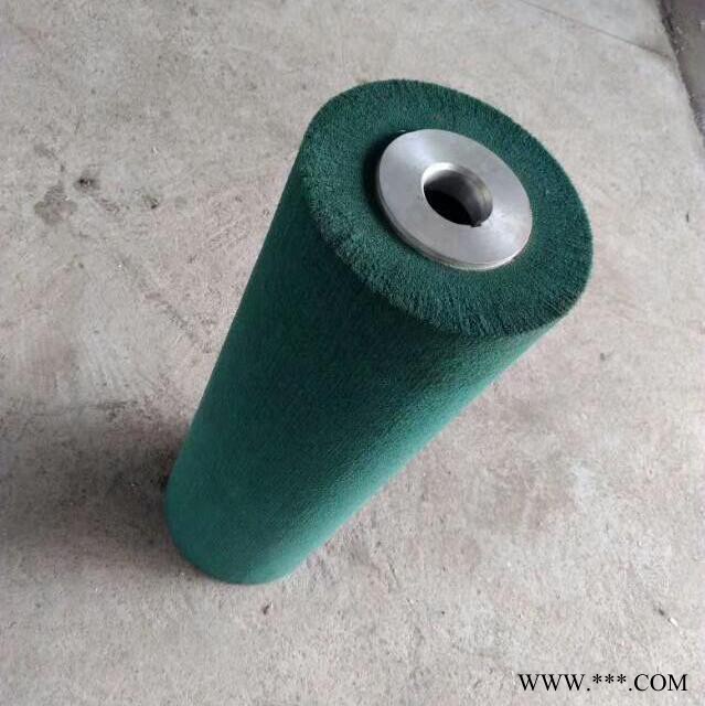 **研磨不织布辊 百洁布刷 海绵吸油无纺布辊刷 抛光刷辊图2