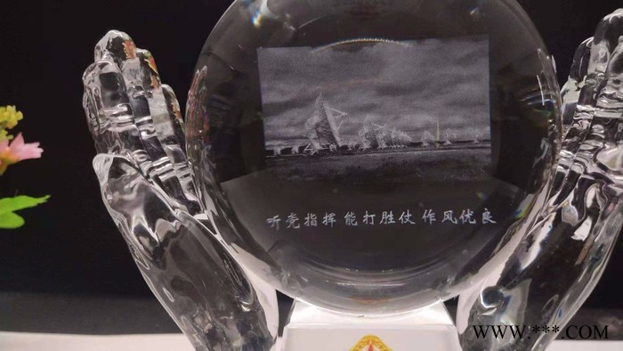 广州公司员工奖牌定做水晶奖杯图1