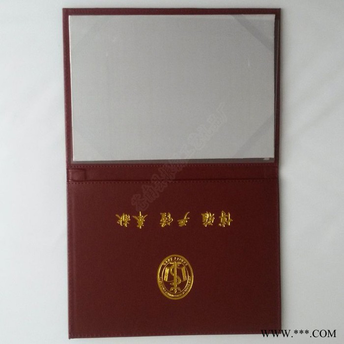 陕西西安策腾证书定制 厂家专业定做各种荣誉证书 绒面烫金证书定做图5