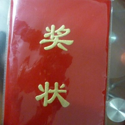 广州定做荣誉证书先进个人荣誉证书烫金面板证书表面红色绒面证书各种工艺证书可定制