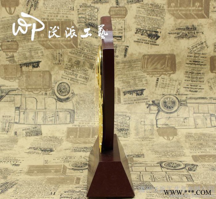 定做木质激光雕刻奖牌 金属麦穗异形奖牌纪念摆件可免费设计图3