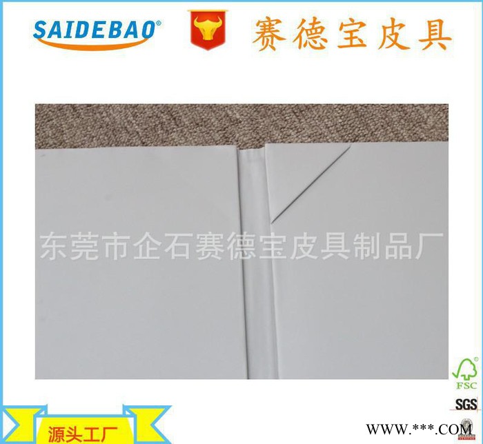 定制证书夹 高品质PU封面烫金logo证书夹 A4荣誉证书皮夹图1