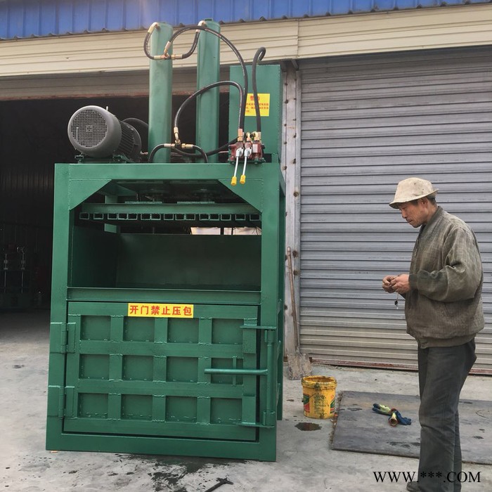 金佳机械棉花废纸垃圾全自动液压打包机 邺城编织袋无纺布金属液压打包机图4
