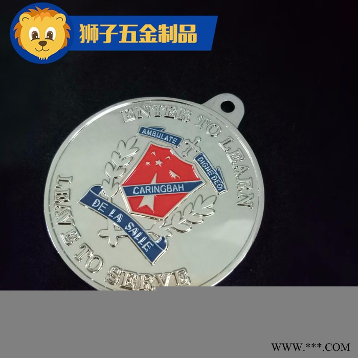 厂家订制金属烤漆奖牌 锌合金通用运动奖牌 双面3D奖牌订做图2