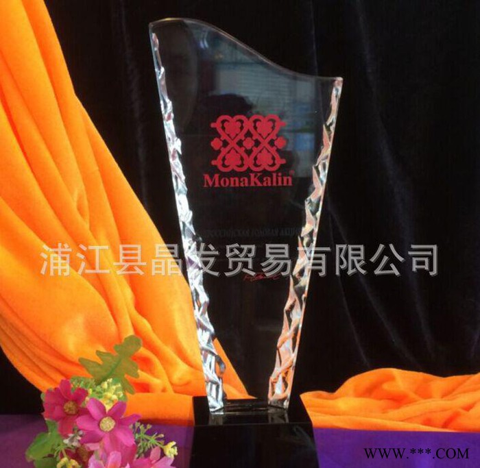 水晶奖杯定做 单位颁发奖杯 水晶杯定做  创意K9水晶奖杯图3
