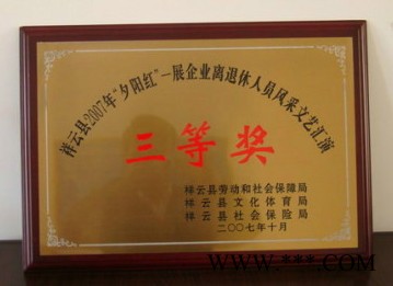高尚奖牌木奖牌图2