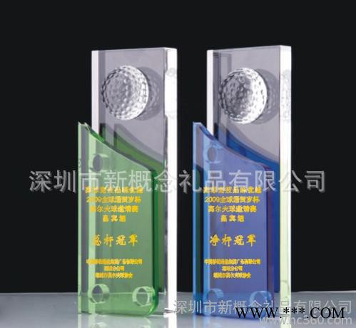 深圳工厂供水晶奖杯，奖品，