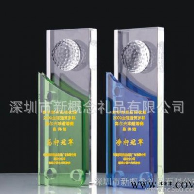 深圳工厂供水晶奖杯，奖品，