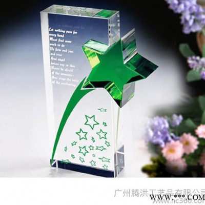 广州定做外贸出口水晶奖杯 忠诚员工奖杯广州青少年歌舞比赛奖杯奖牌定做 广州水晶奖杯厂