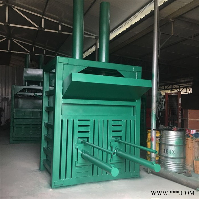 废品压缩机 无纺布立式液压打包机 编织袋压块机图2
