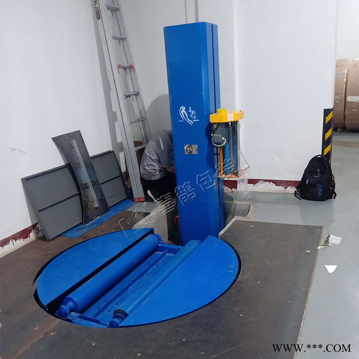 山东喜鹊FQL450+RS4525 无纺布圆筒缠绕膜包装机图4