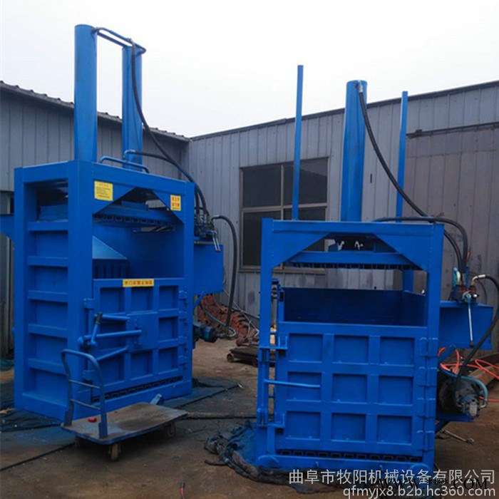 江苏盐城化纤废料无纺布液压打包机 废纸 旧纸箱打包机图4