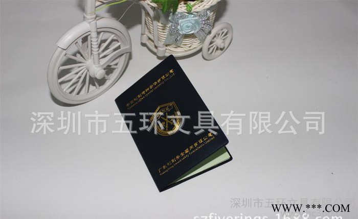 培训合格证书定做定制 **书 荣誉证书制作 烫金仿皮皮套图3