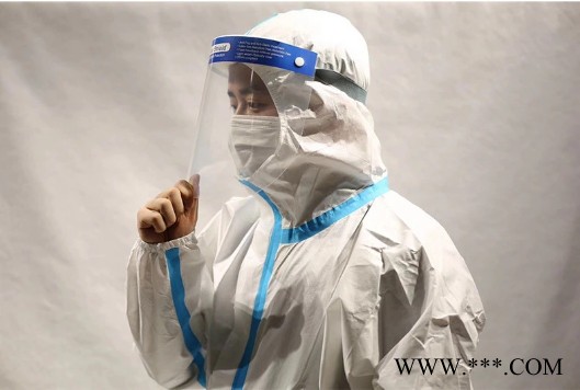 一次性防护工作服无纺布连体带帽全身防尘防疫服防护服图3