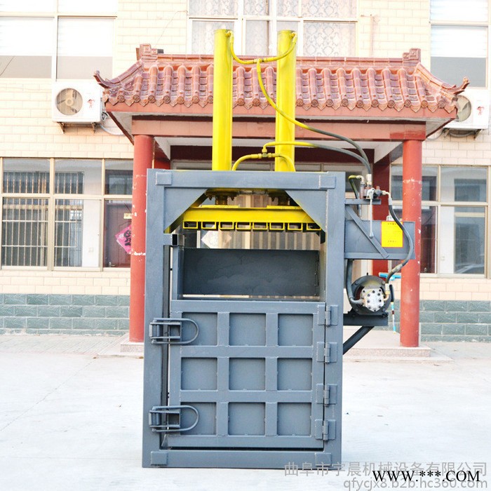 纸箱打包机 无纺布压缩打包机 废旧服装布条捆包机图5