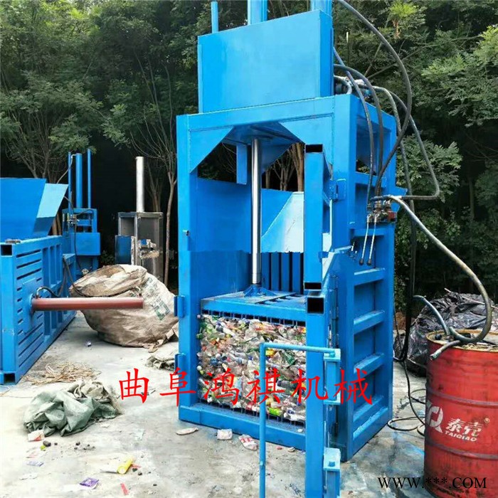 泰安无纺布棉布打包机济宁自动捆绳液压打包机械液压废纸打包机图3