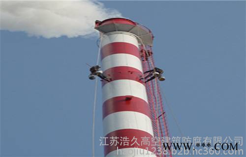 【浩久高空】高空维修防腐,钢屋架防腐,电厂标牌图4