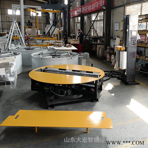 大宏THYP2000F-AU 圆筒托盘两用型缠绕机 无纺布熔喷布缠绕机 自动裹包机图5