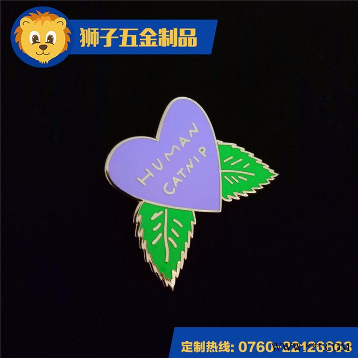 厂家订做金属仿珐琅烤漆徽章 金属烤漆纪念币勋章 奖牌订做图2
