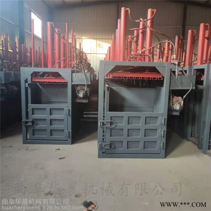 无纺布压块机  华晨塑料瓶压扁机  HC-DBJ立式废纸打包机图2