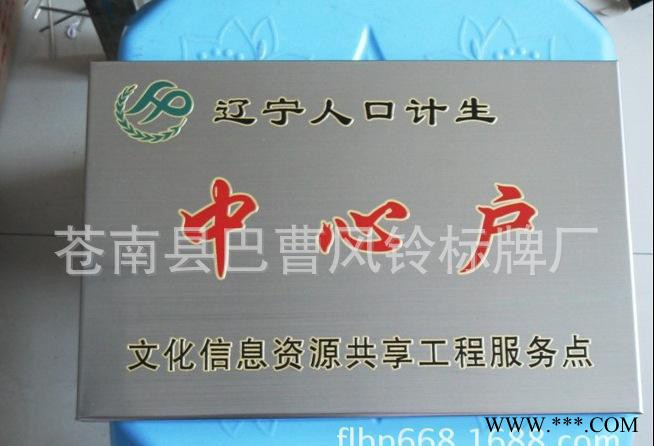 不锈钢标牌定制 可腐蚀 拉丝  丝印 堆金奖牌图3