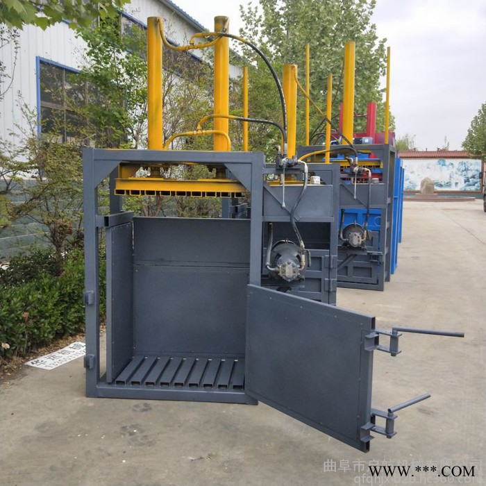 编织袋无纺布压块机 金属刨花压包成型机  启航纸箱块机价格图5