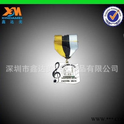 金属奖章奖牌定制 电镀勋章定做 开模具徽章制作空白通